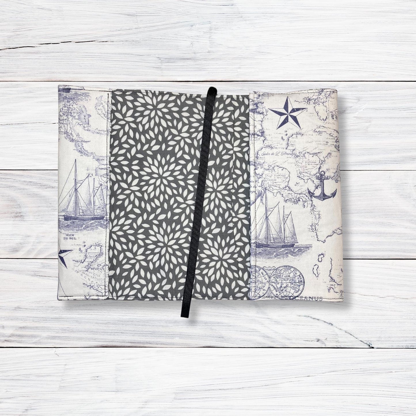 Sailing Map - Adjustable Book Cover