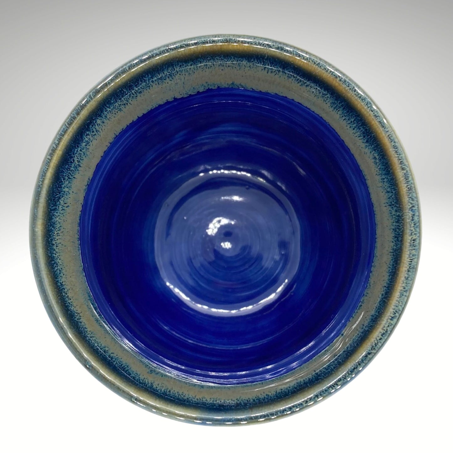 Black, Blue, Carved Tumbler, Handmade Pottery Ceramics