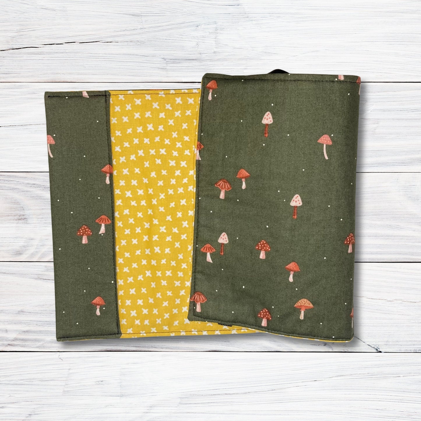 Tiny Mushrooms- Adjustable Book Cover