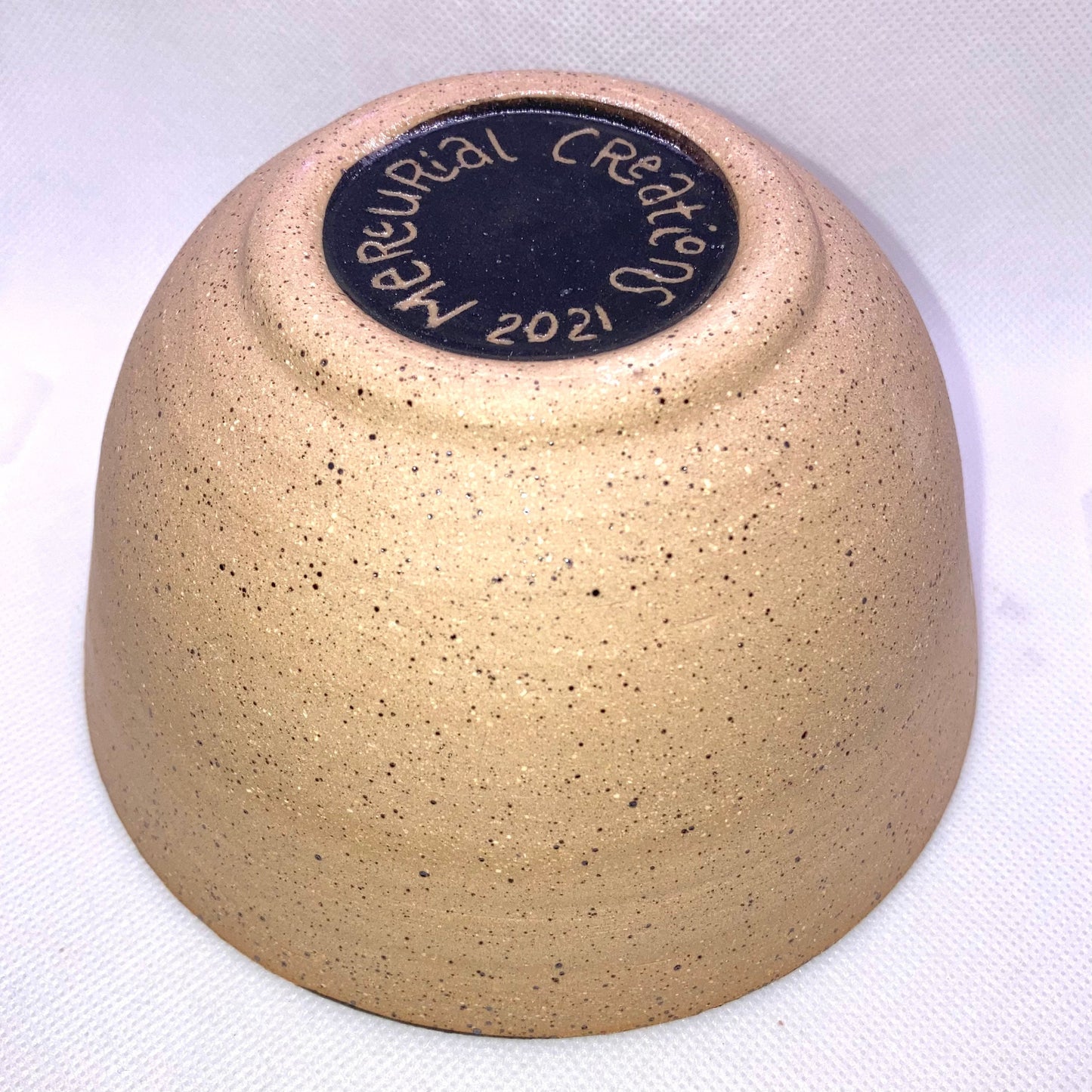 Brown Stoneware Bowl Cereal Pasta handmade ceramics pottery made in America