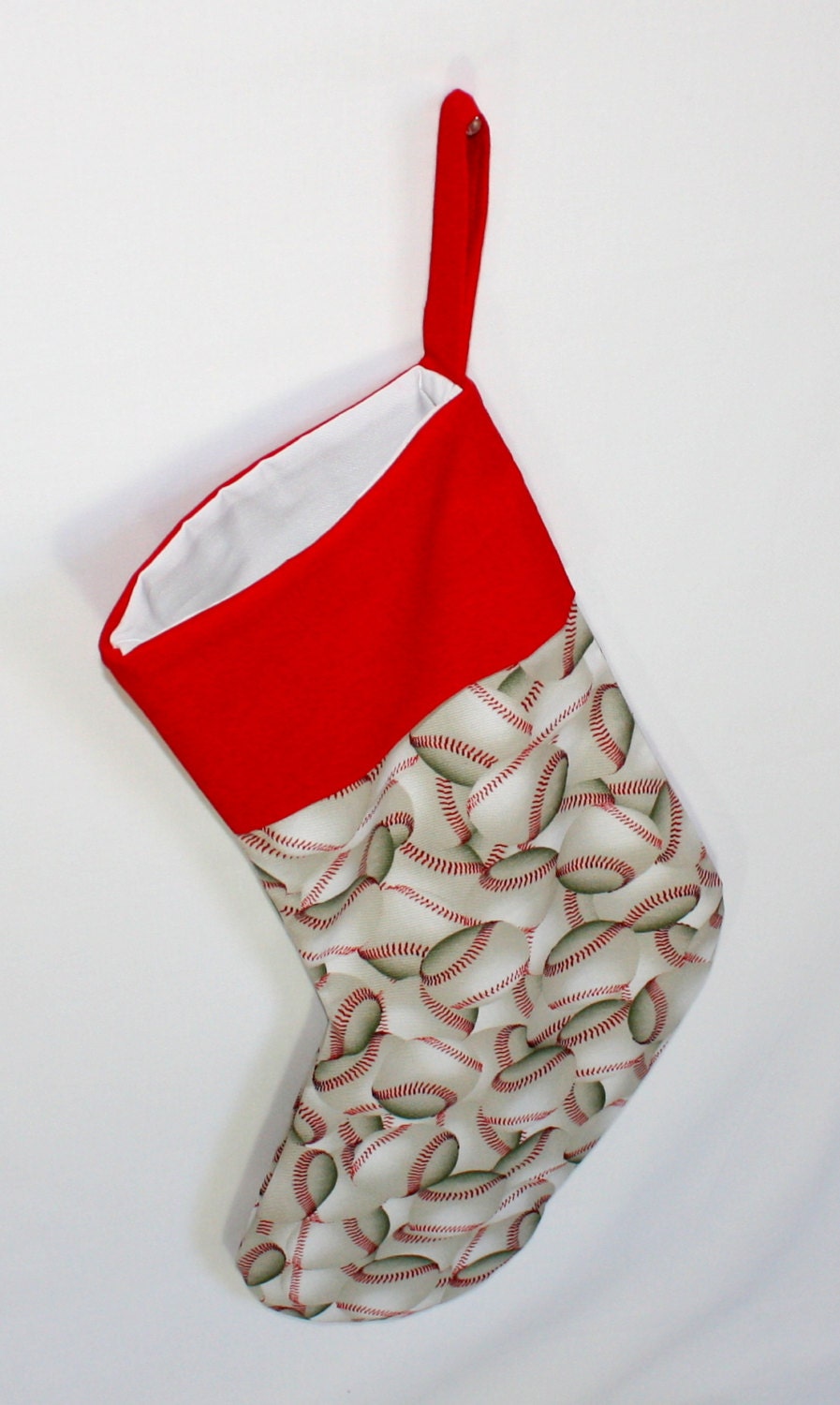 Sports Christmas Stocking, Baseball, Soccer, Basketball, Man Cave Decor, Little League, NBA, Futbol