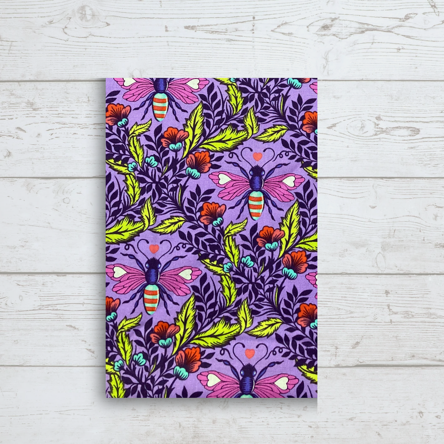 Purple Bees - Adjustable Book Cover