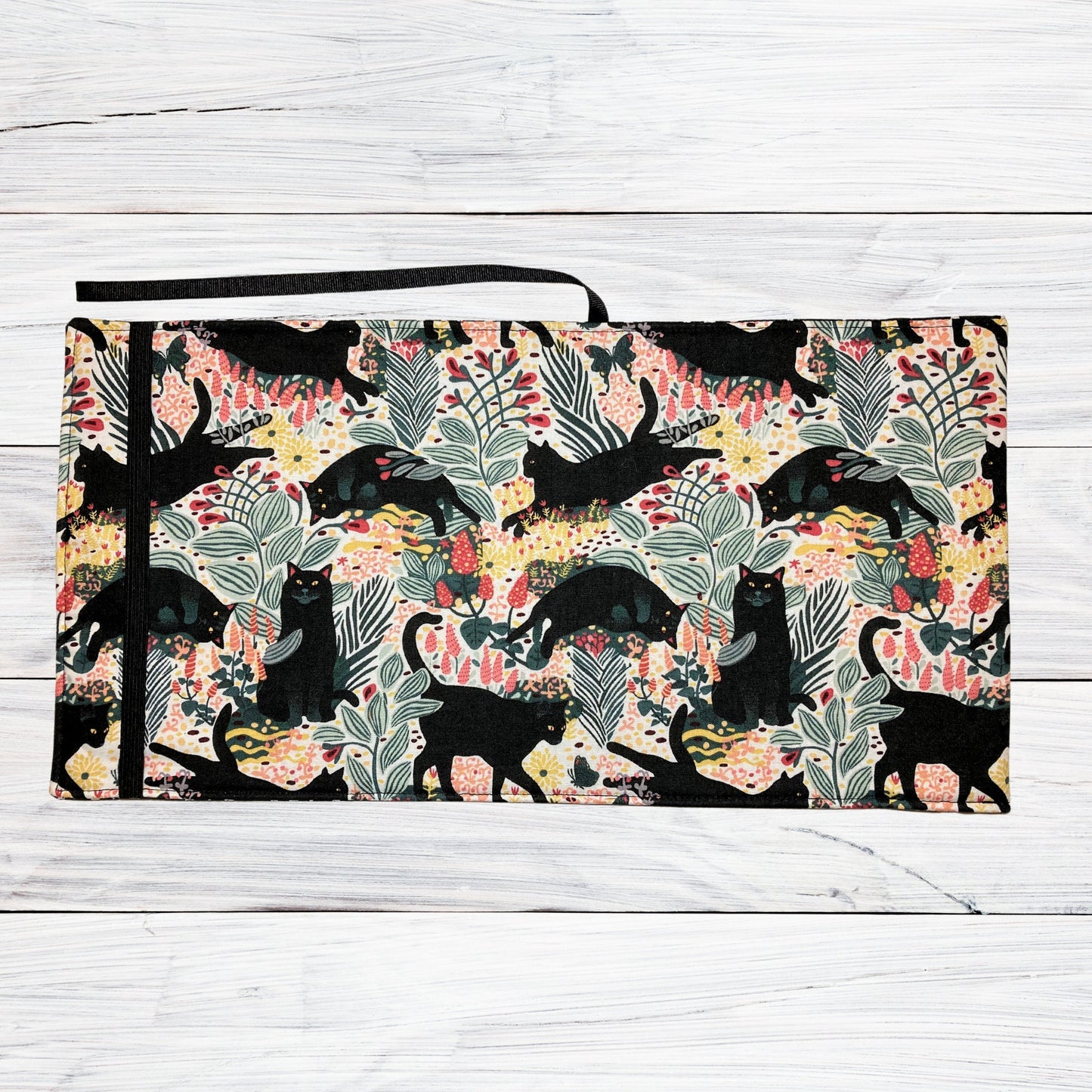 Adjustable Book Cover - Black Cats