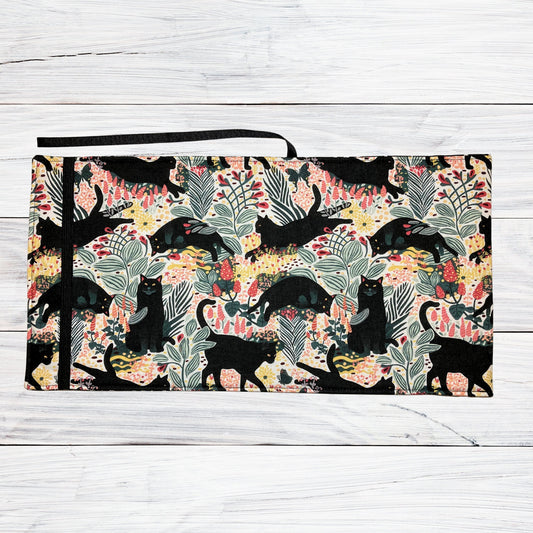 Adjustable Book Cover - Black Cats