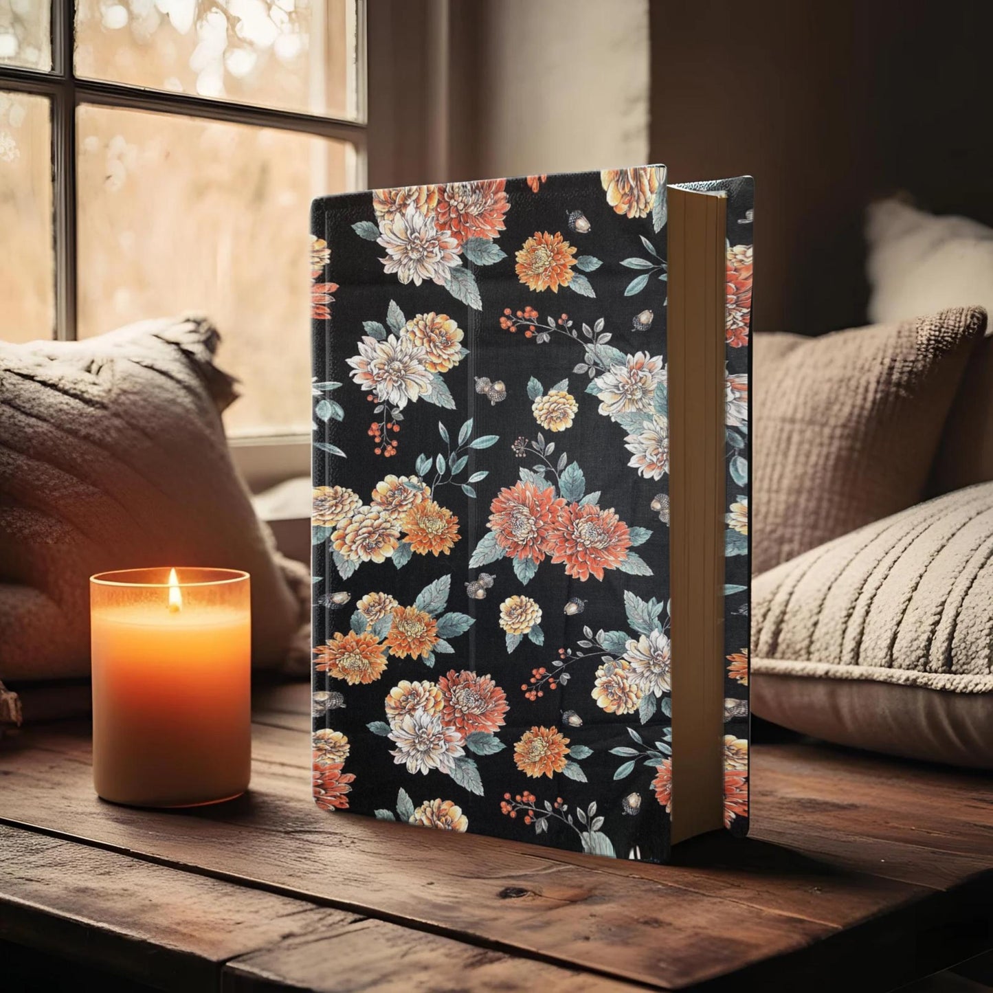 Fall Floral - Adjustable Book Cover