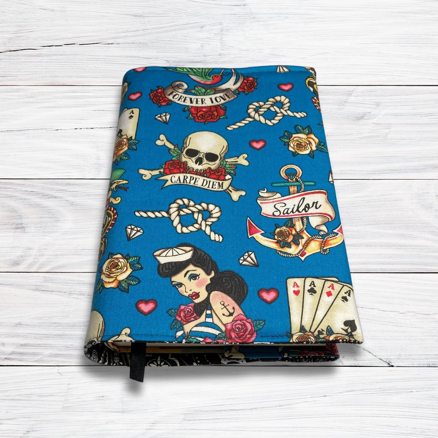 Blue Tattoo - Adjustable Book Cover