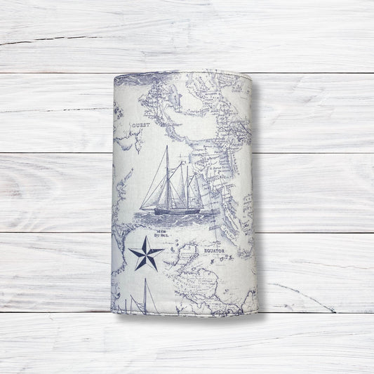 Sailing Map - Adjustable Book Cover