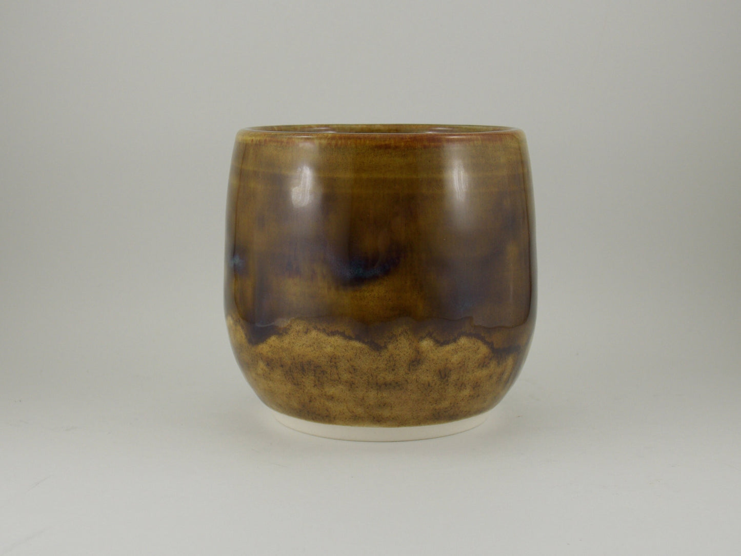 Yunomi Small Porcelain Tea Cup, Brandy Snifter Wine Glass Food Safe High Fire Pottery Made in America