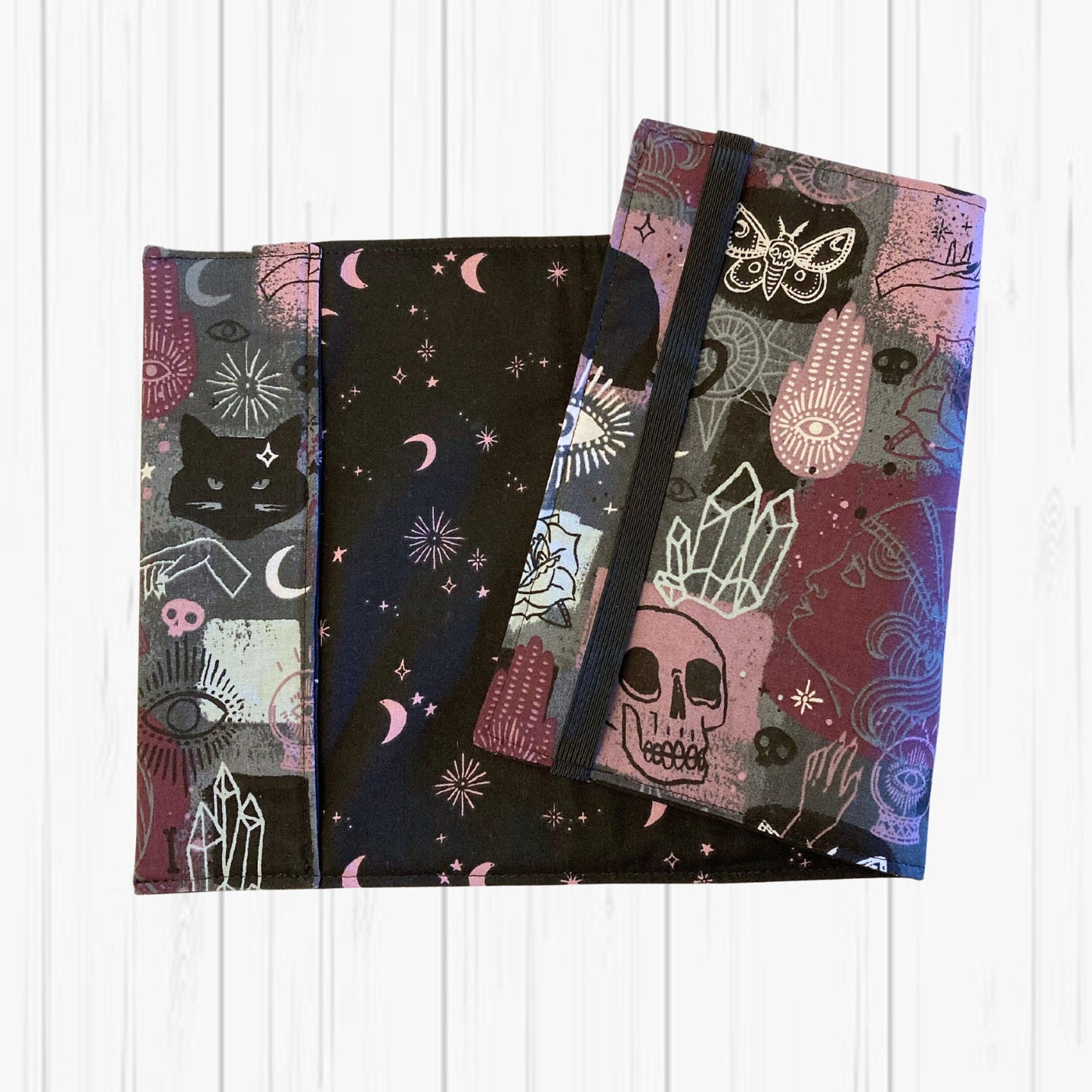 Skull Snake Moon Tarot Cards - Adjustable Book Cover