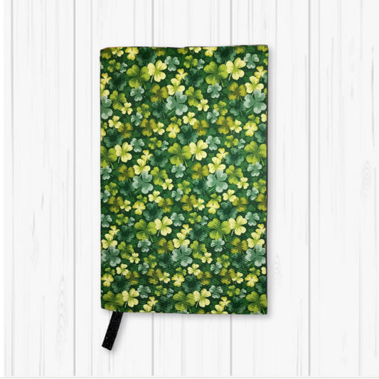 Saint Patrick's Day Clovers Adjustable Book Cover