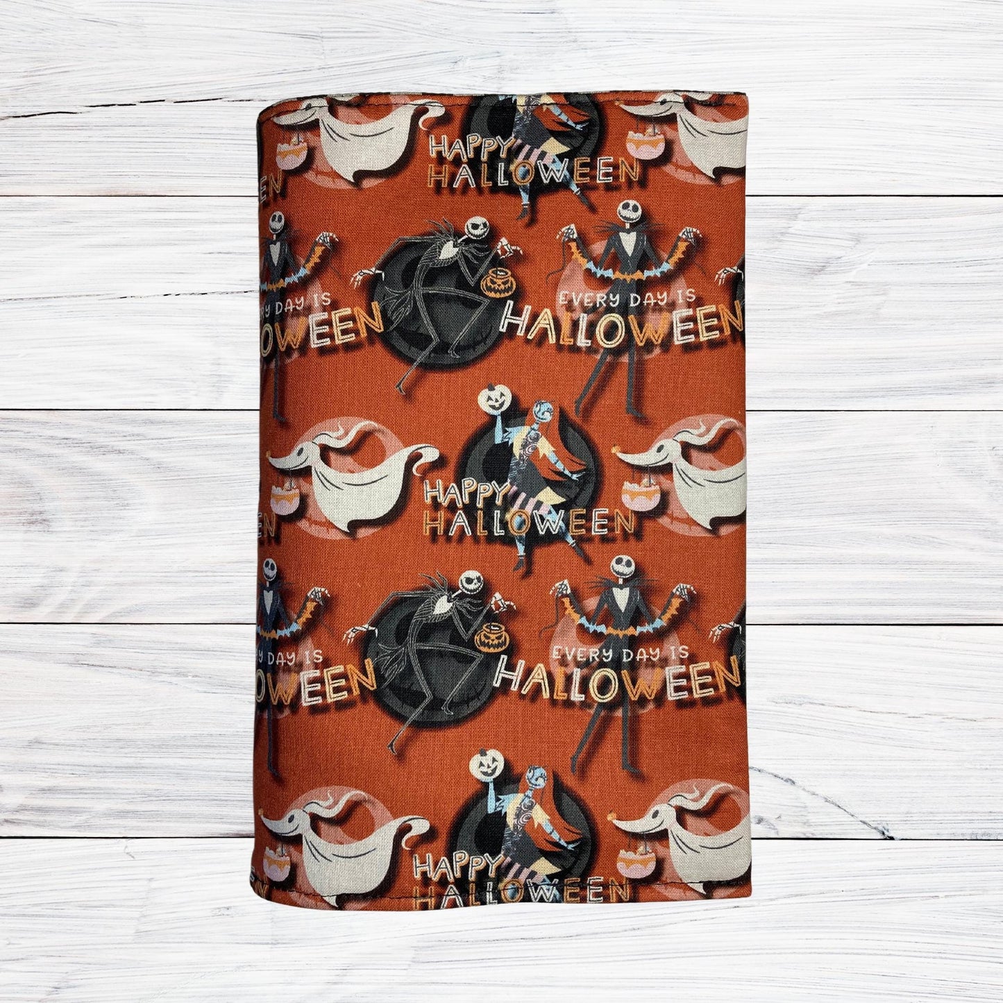 Orange Halloween Nightmare Jack- Adjustable Book Cover