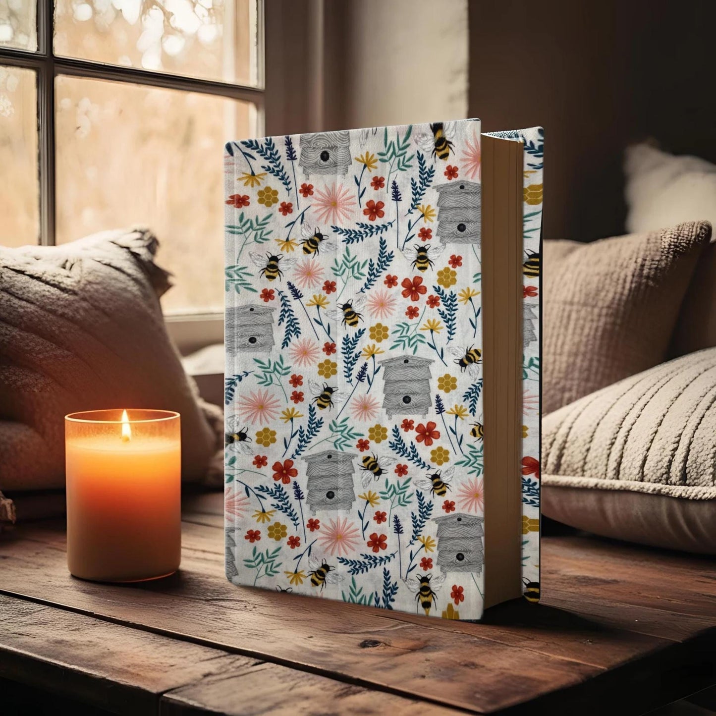Bees and Hives - Adjustable Book Cover
