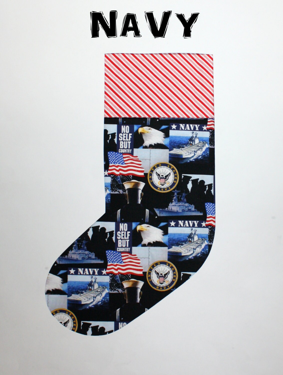 Military Christmas Stocking, Active Duty, Veteran, Retiree, Vet, Overseas Christmas, Deployed