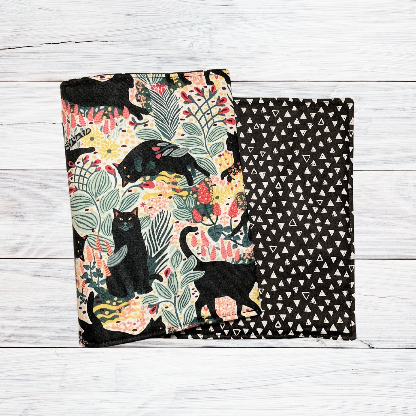 Adjustable Book Cover - Black Cats