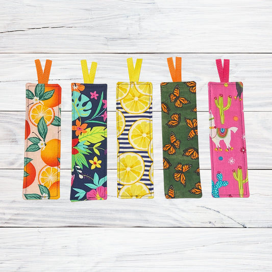 Summer Inspired Fabric Bookmarks – Choose from 5 Prints