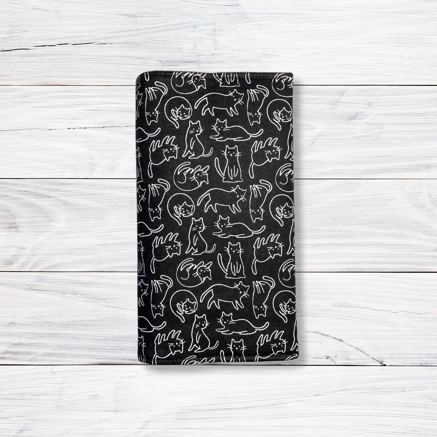 Black and White CATS Adjustable Book Cover