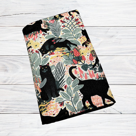 Adjustable Book Cover - Black Cats