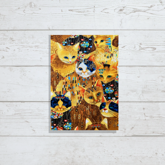 Golden Cats - Adjustable Book Cover