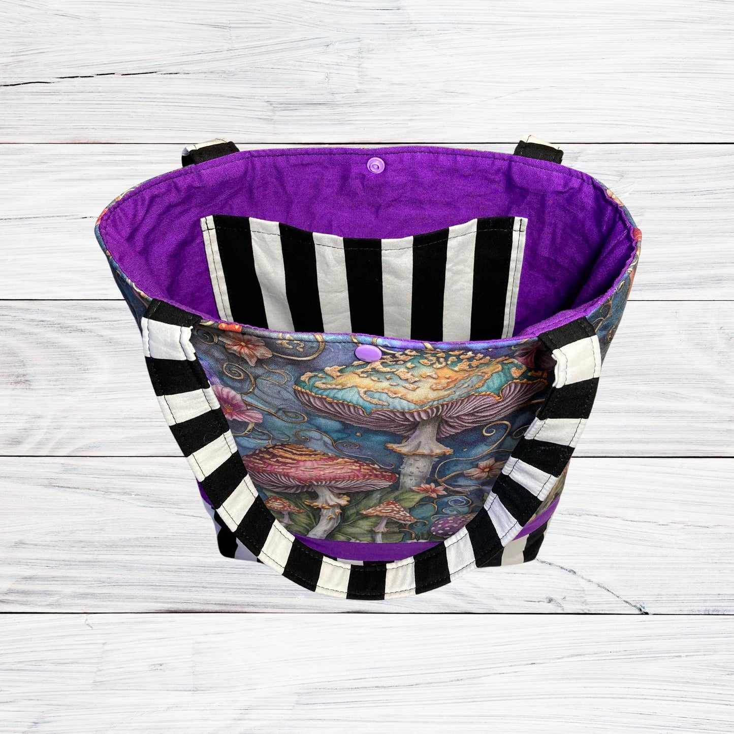 Beautiful Mushrooms - Purple Shoulder Bag
