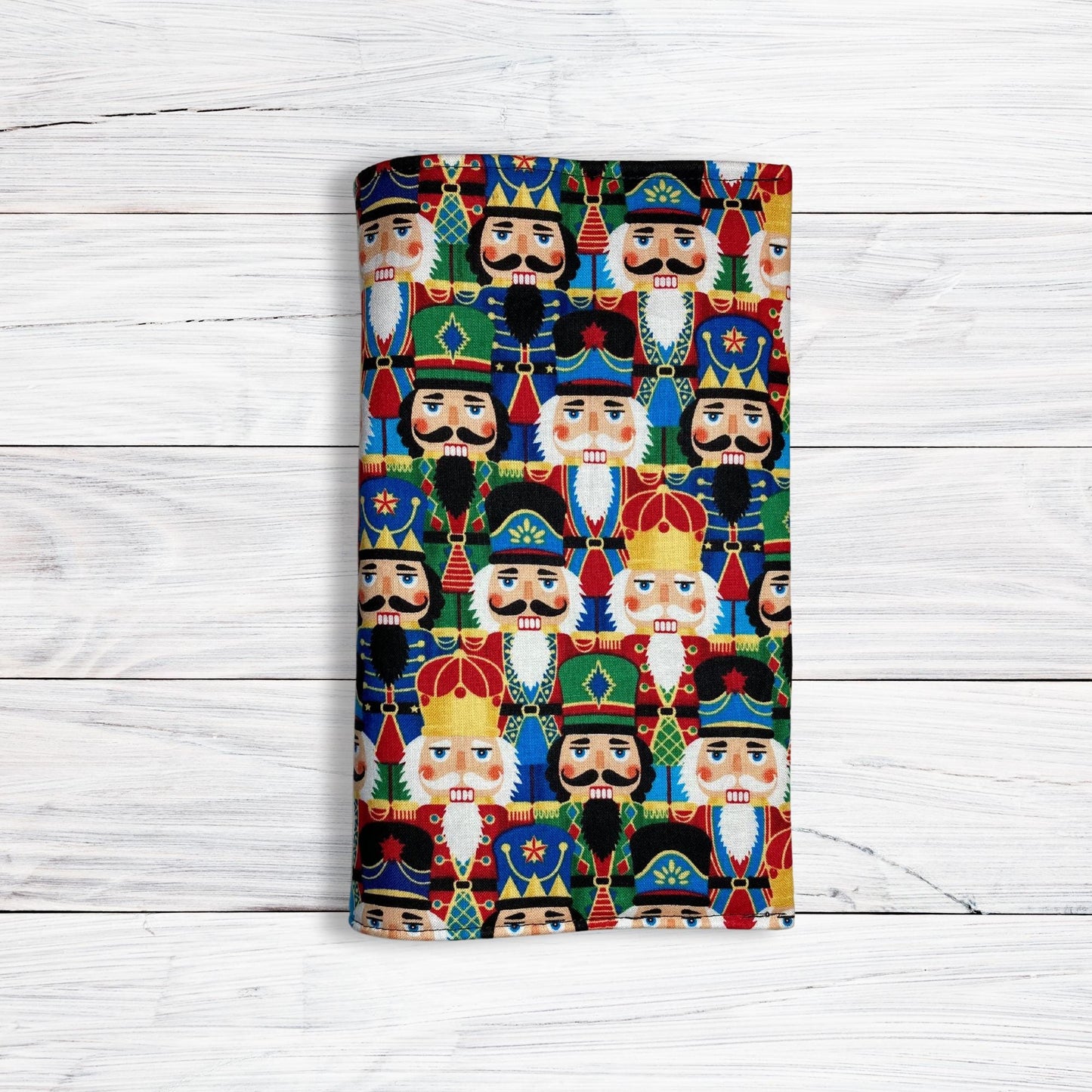 Christmas Nutcrackers Adjustable Book Cover