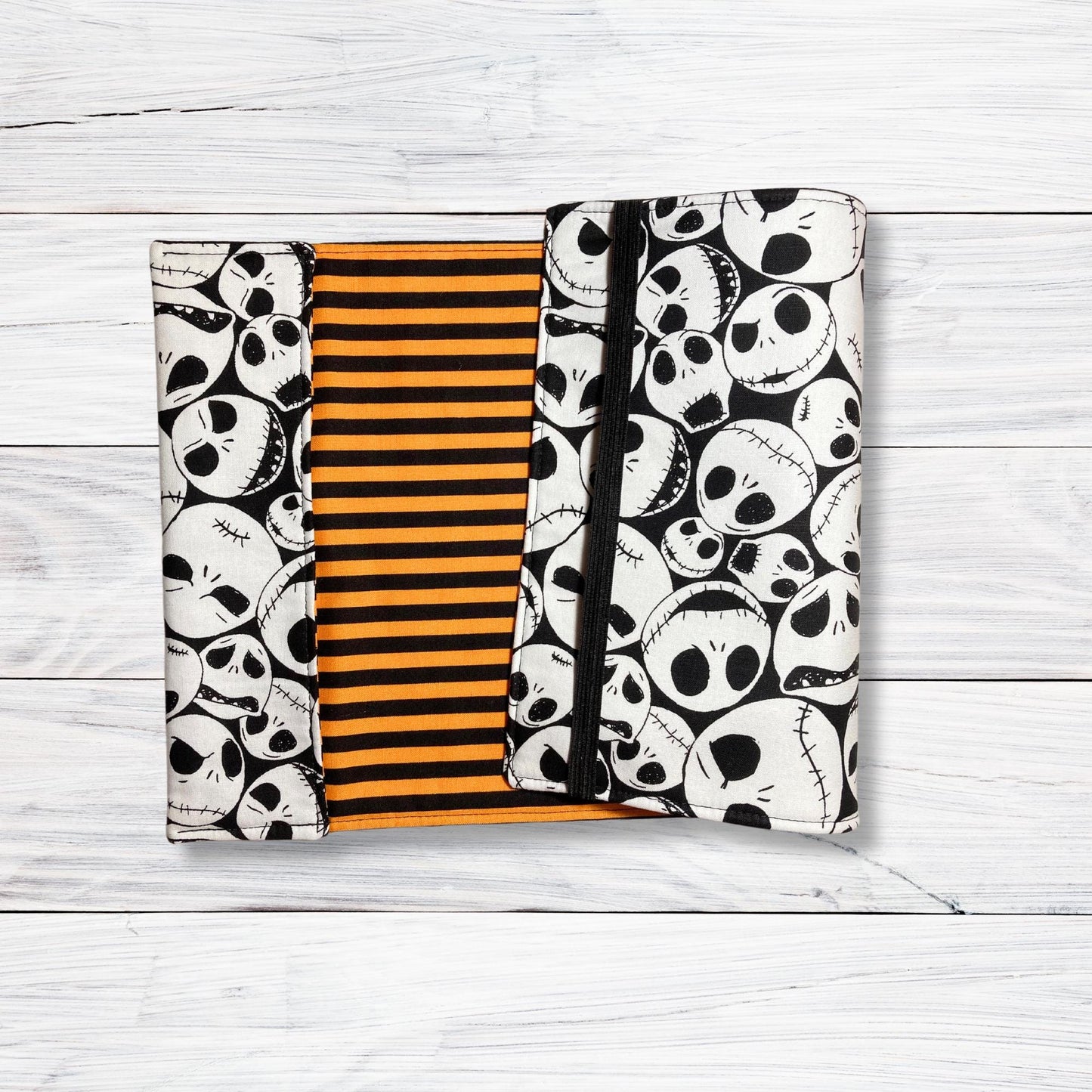 Jack Faces - Fabric Book Cover Halloween Decor Book Accessories