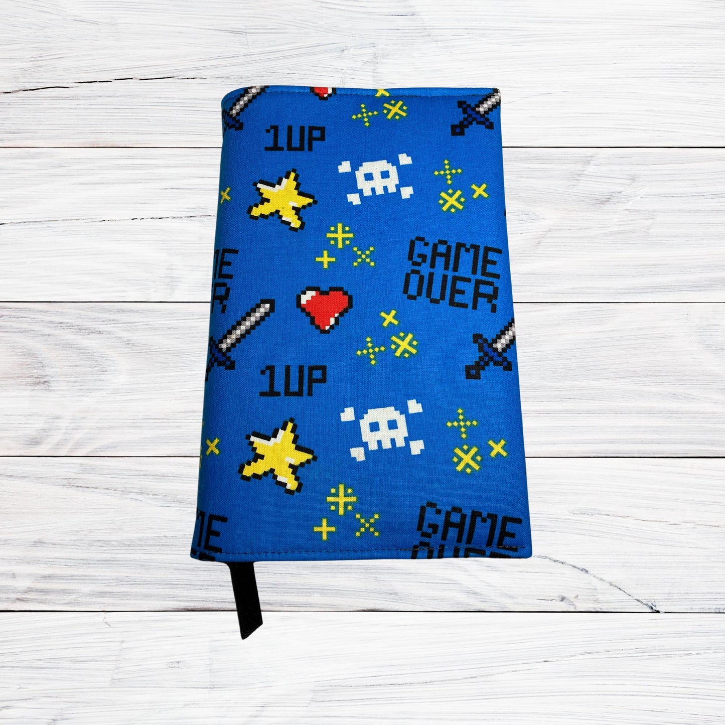 Blue Gamer Pixel- Adjustable Book Cove Book Accessories