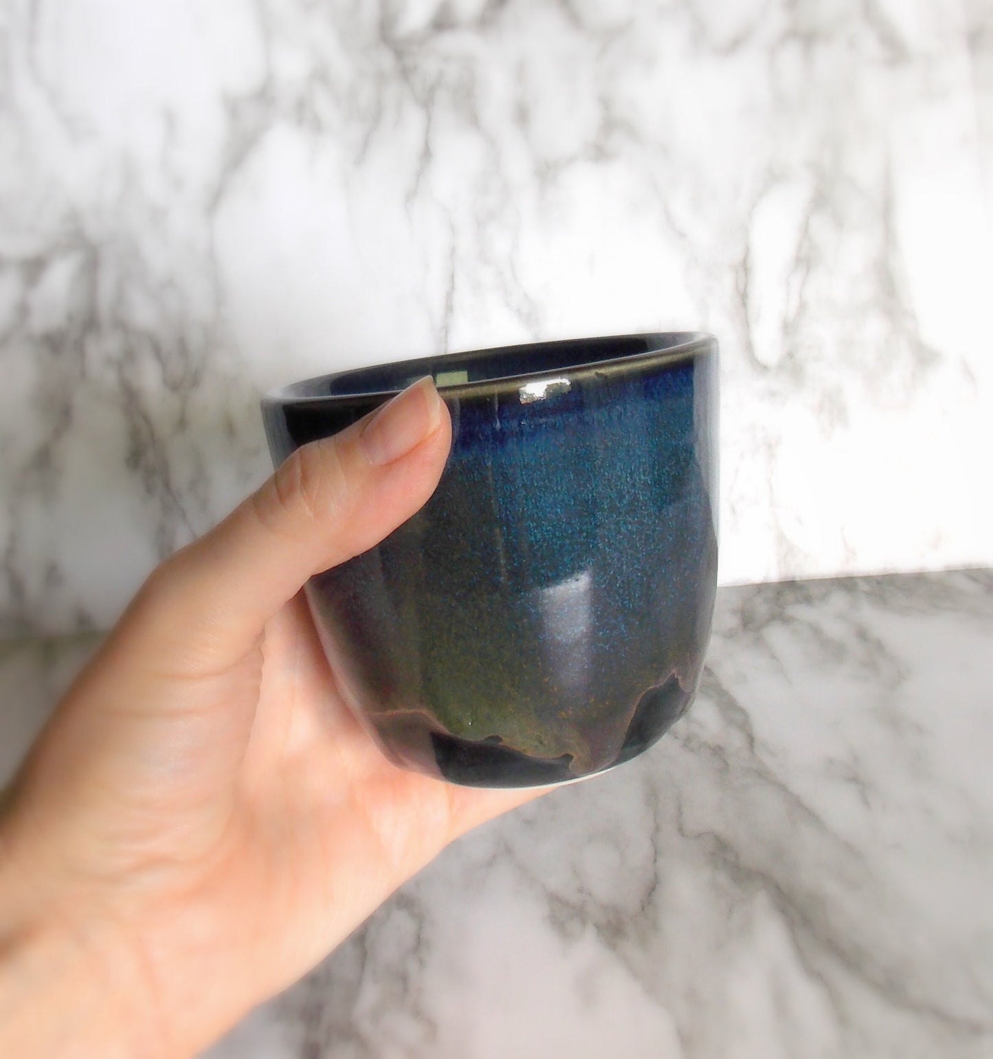 Little Tea Cup Sake Brandy Snifter Espresso Cup Wheel Thrown Made in America USA