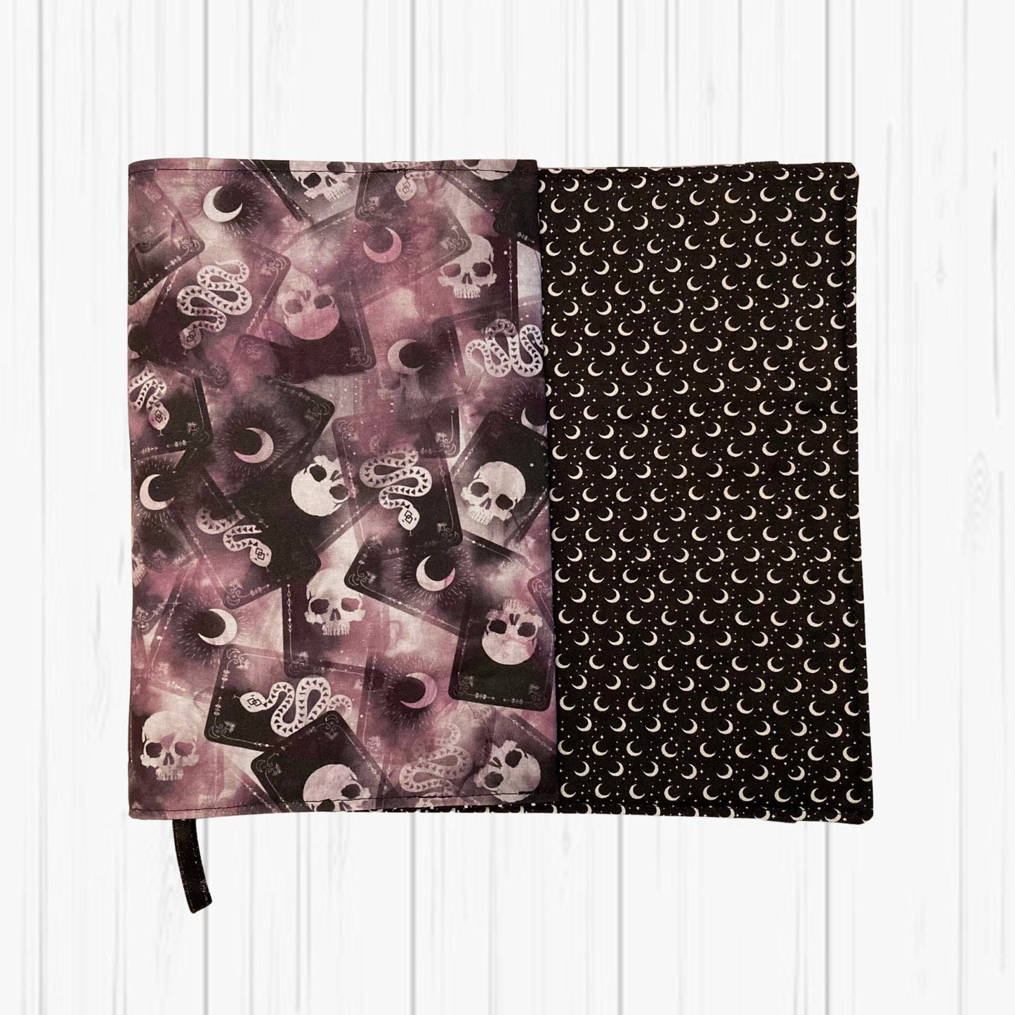 Skull Snake Moon Tarot Cards - Adjustable Book Cover