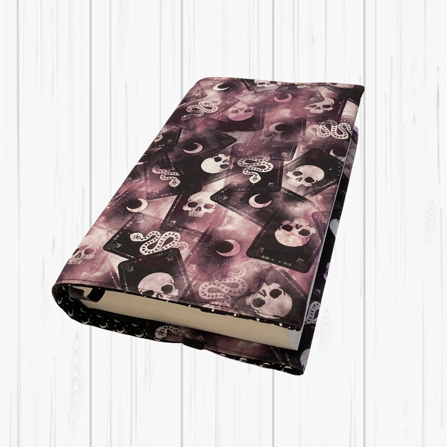 Skull Snake Moon Tarot Cards - Adjustable Book Cover