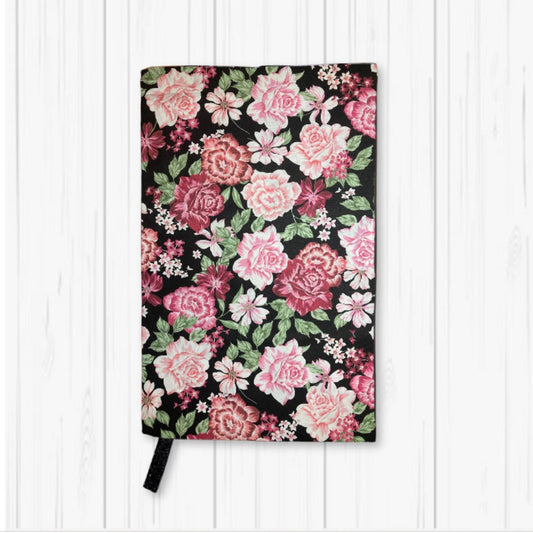 Pink Spring Floral - Adjustable Book Cover