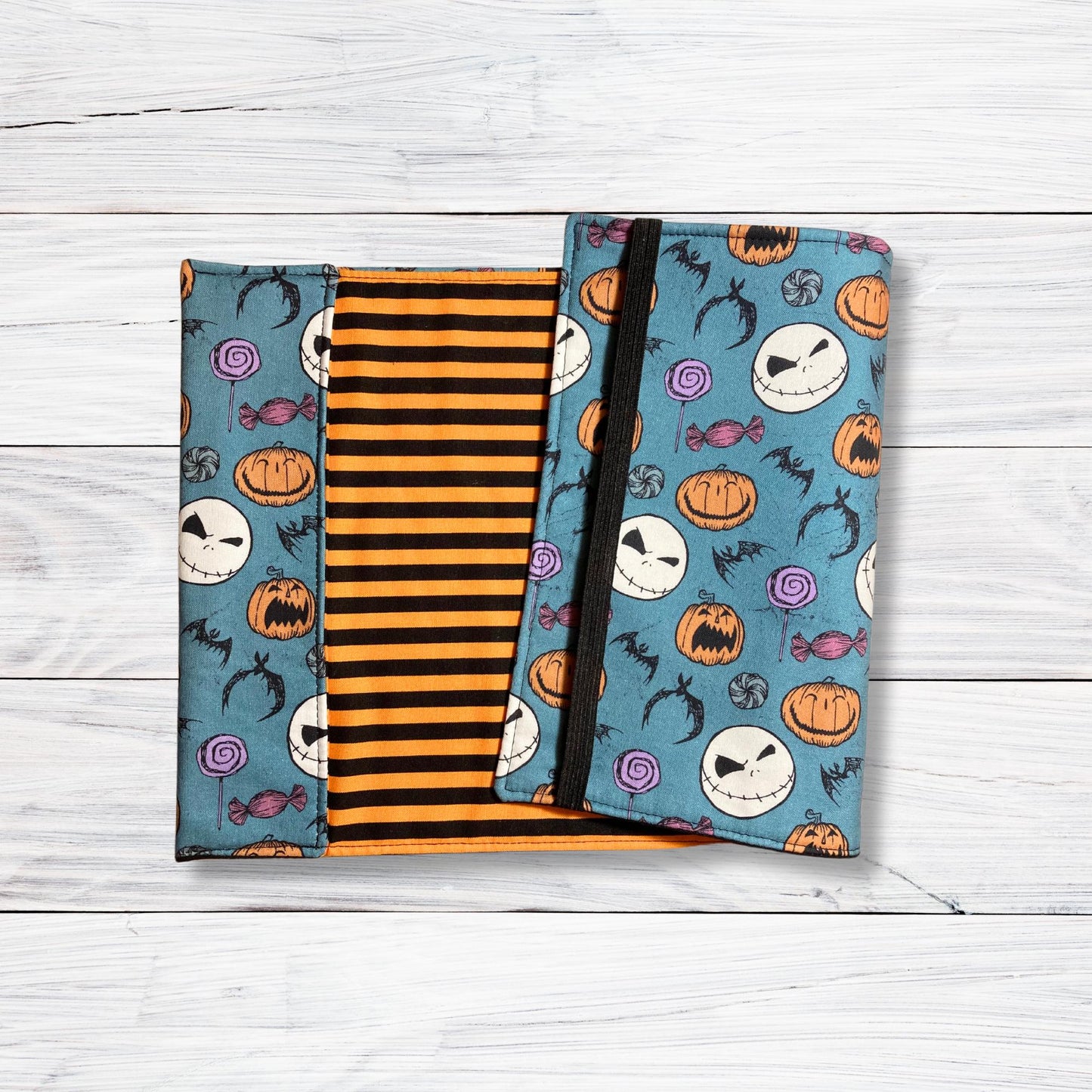 Blue Jack Skulls - Adjustable Book Covers